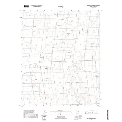 2018 Map of Point of the Mountain, 2018 Print