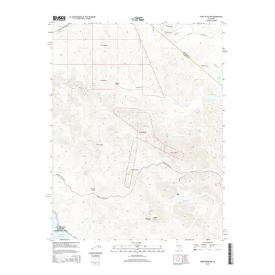 2015 Map of Point Reyes NE, 2015 Print