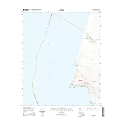 2015 Map of Point Sal, 2015 Print