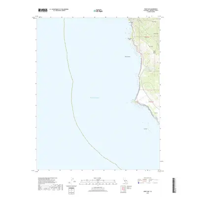 2018 Map of Point Sur, 2018 Print