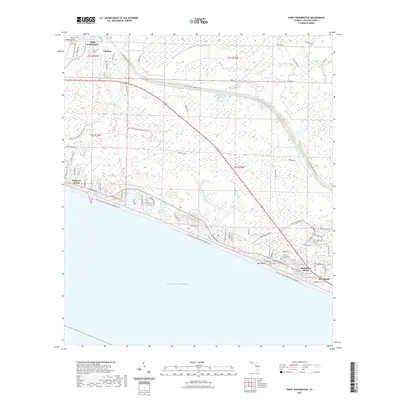 2021 Map of Point Washington, 2021 Print