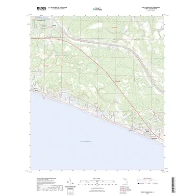 2024 Map of Point Washington, 2024 Print