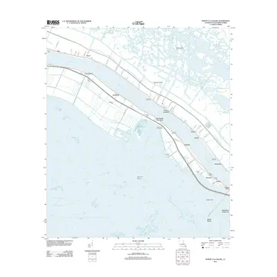 2012 Map of Pointe a la Hache, 2012 Print