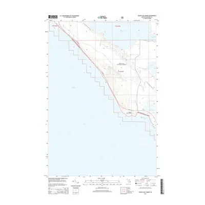 2014 Map of Pointe aux Chenes, 2014 Print