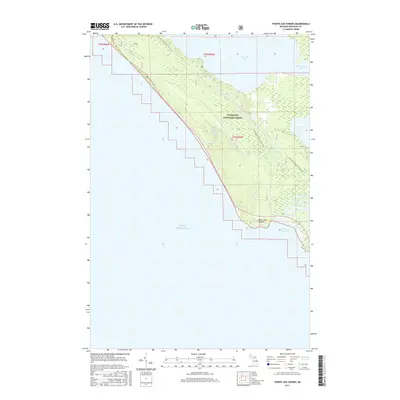 2017 Map of Pointe aux Chenes, 2017 Print