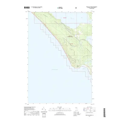 2019 Map of Pointe aux Chenes, 2019 Print