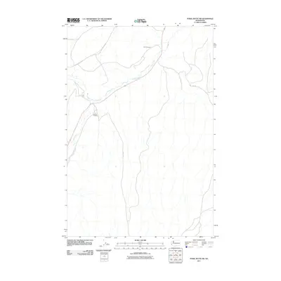 2011 Map of Poisel Butte NW, 2011 Print