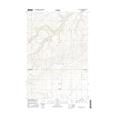 2017 Map of Poisel Butte SE, 2017 Print