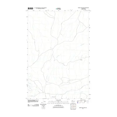 2011 Map of Poisel Butte SW, 2011 Print