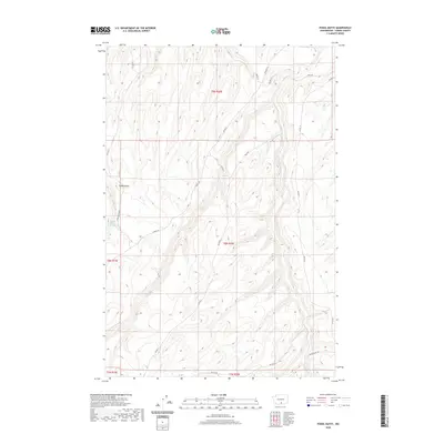 2020 Map of Poisel Butte, 2020 Print