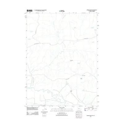 2012 Map of Poison Basin, 2012 Print