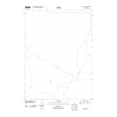 2010 Map of Poison Butte, 2010 Print