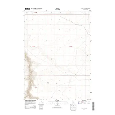 2013 Map of Poison Butte, 2013 Print