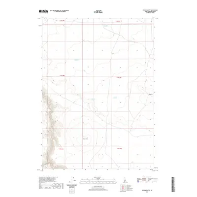 2020 Map of Poison Butte, 2020 Print