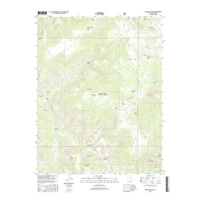 2017 Map of Poison Canyon, 2017 Print