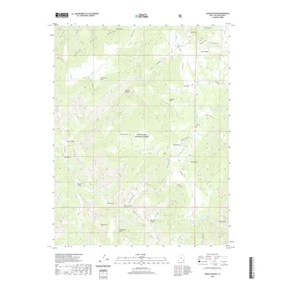 2020 Map of Poison Canyon, 2020 Print