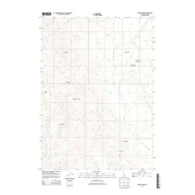 2013 Map of Poison Creek, 2013 Print