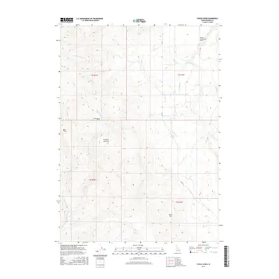2017 Map of Poison Creek, 2017 Print