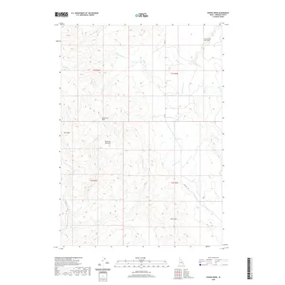 2020 Map of Poison Creek, 2020 Print