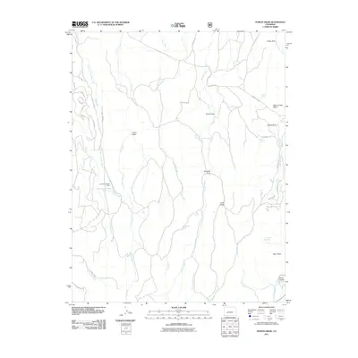 2011 Map of Poison Draw, 2011 Print