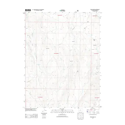 2013 Map of Poison Draw, 2013 Print