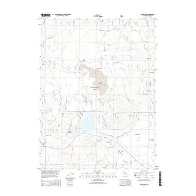 2015 Map of Poison Lake, 2015 Print