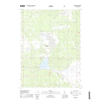 2018 Map of Poison Lake, 2018 Print