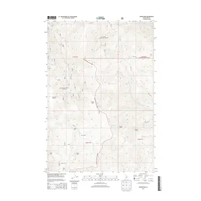 2013 Map of Poison Peak, 2013 Print