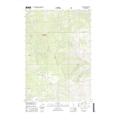 2017 Map of Poison Peak, 2017 Print