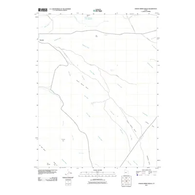 2011 Map of Poison Spring Bench, 2011 Print