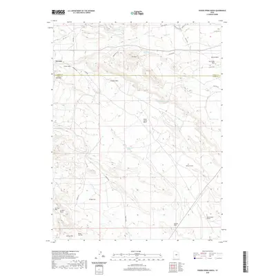 2020 Map of Poison Spring Bench, 2020 Print