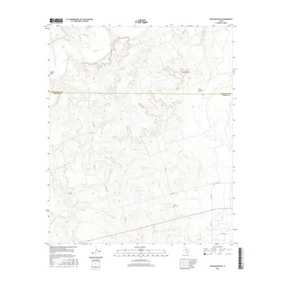 2016 Map of Poke Mountain, 2016 Print