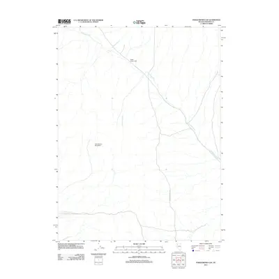 2011 Map of Poker Brown Gap, 2011 Print