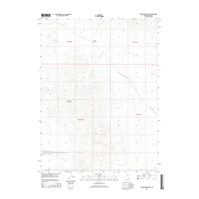 2014 Map of Poker Brown Gap, 2014 Print