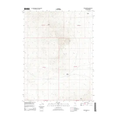 2014 Map of Poker Brown, 2014 Print
