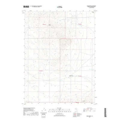 2018 Map of Poker Brown, 2018 Print