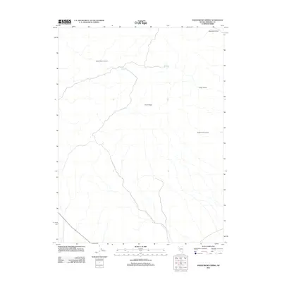 2011 Map of Poker Brown Spring, 2011 Print