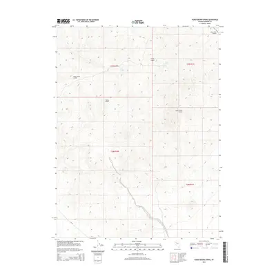 2014 Map of Poker Brown Spring, 2014 Print