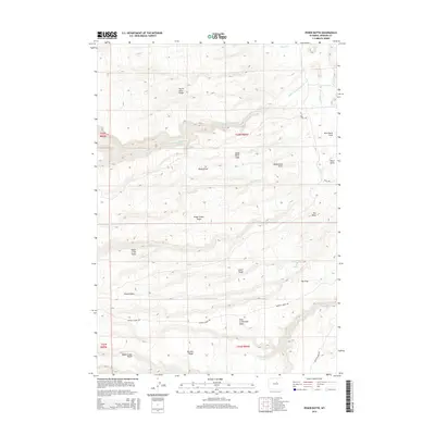 2015 Map of Poker Butte, 2015 Print