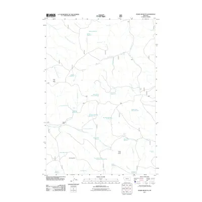 2011 Map of Poker Jim Butte, 2011 Print