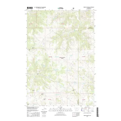 2017 Map of Poker Jim Butte, 2017 Print