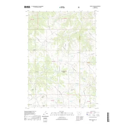 2020 Map of Poker Jim Butte, 2020 Print