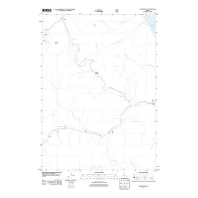 2011 Map of Poker Peak, 2011 Print