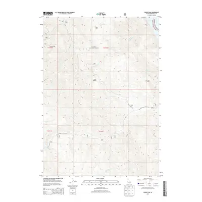2013 Map of Poker Peak, 2013 Print