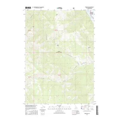 2017 Map of Poker Peak, 2017 Print