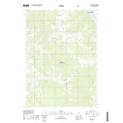 2020 Map of Poker Peak, 2020 Print