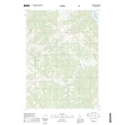 2023 Map of Poker Peak, 2023 Print