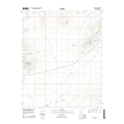 2014 Map of Polacca, 2014 Print