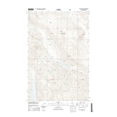 2014 Map of Polallie Ridge, 2014 Print