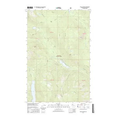 2017 Map of Polallie Ridge, 2017 Print
